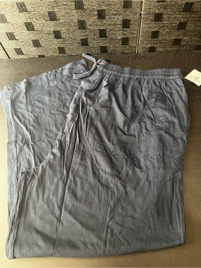 Andrew Scott Men's Navy Blue Lounge Pants Size 4X